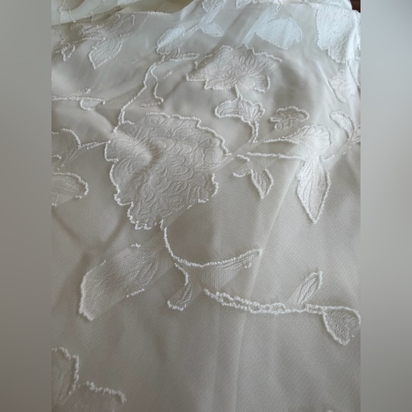 NWT - Spaghetti Strap Burnout Jacquard Cowl Neck Dress. - Picture 4 of 4